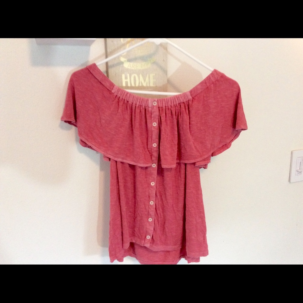 Off the shoulder soft and sexy top